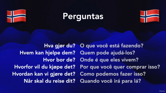 Norueguês "do zero" (em portugués) – Screenshot 3
