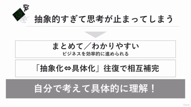 「抽象的」だと思考が停止していませんか? 抽象と具体をセットで考える往復思考 – Screenshot 4