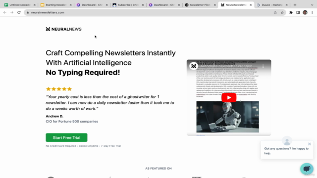 Building & Monetizing Newsletter Business with AI – Screenshot 3