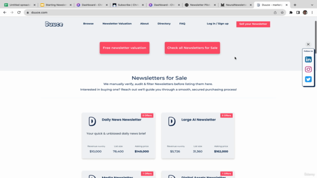 Building & Monetizing Newsletter Business with AI – Screenshot 4