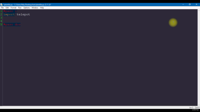 Python y Telepot: Crea Tu Primer Bot De Telegram En 1 Hora – Screenshot 1