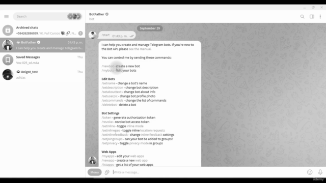 Python y Telepot: Crea Tu Primer Bot De Telegram En 1 Hora – Screenshot 2
