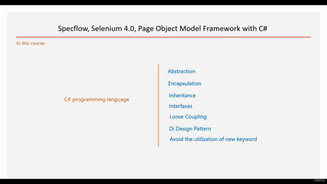 Specflow, BDD, Selenium with C#, Professional POM Framework – Screenshot 4