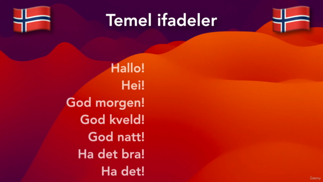 Yeni başlayanlar için Norveç dili (Türkçe) – Screenshot 1