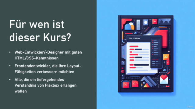 Responsives Design mit Flexbox in HTML/CSS – Screenshot 1