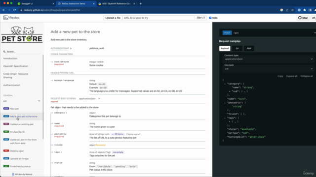 OpenAPI Specification: Redocly API Documentation – Screenshot 4