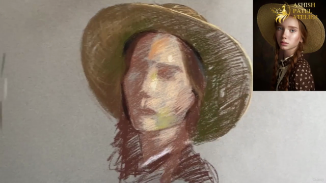 Master The Portrait Drawing Using Pastels Series-1 – Screenshot 2