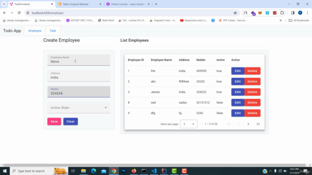 Spring Boot And Angular Material Full Stack Development – Screenshot 3