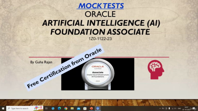 MockExams: OCI Artificial Intelligence Foundations Associate - Screenshot_01