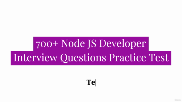 Node JS Developer Interview Questions Practice Test | Quiz – Screenshot 4