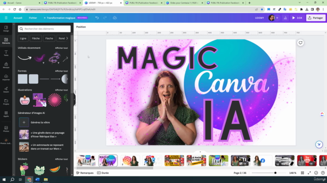MAGIC CANVA ! Toutes les fonctionnalités et outils d'IA ! – Screenshot 1
