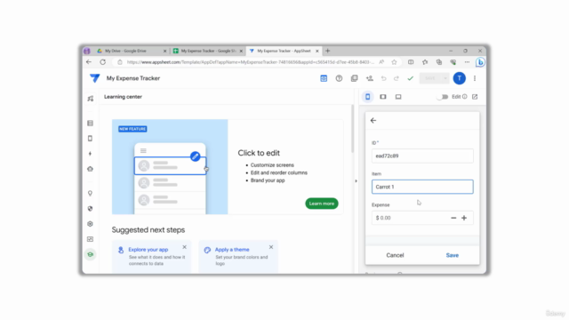 Mastering Google AppSheet: No-Code App Development – Screenshot 2