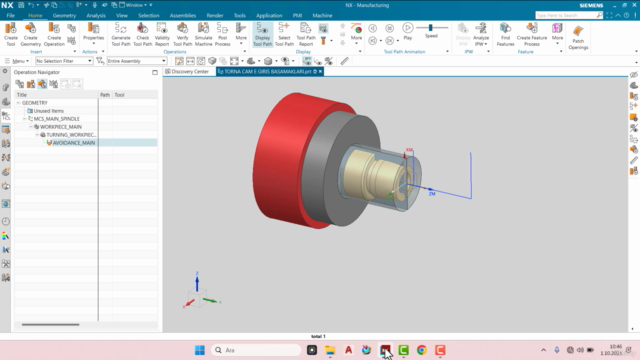 Siemens NX 2212 Torna CAM – Screenshot 1