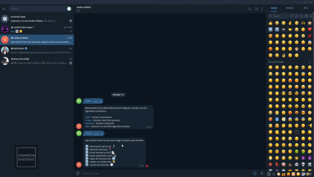 Crea tu propio Bot de Telegram con PHP y automatiza tareas – Screenshot 1