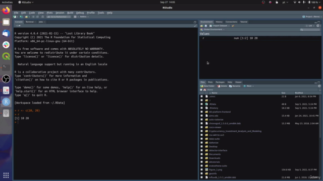 Fundamentos básicos de R – Screenshot 3