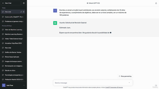 LLM y ChatGPT: Descubre el Poder de la IA Generativa – Screenshot 1