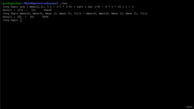 Writing Parsers in C++ ( for MathExpressions / SQL etc ) – Screenshot 2