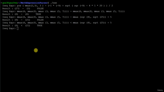 Writing Parsers in C++ ( for MathExpressions / SQL etc ) – Screenshot 3