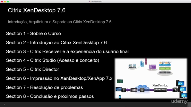 Citrix XenDesktop 7.6 Introdução Arquitetura e Suporte – Screenshot 1