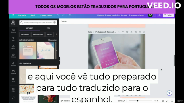 O curso completo de Instagram - 150 Modelos de IG – Screenshot 3