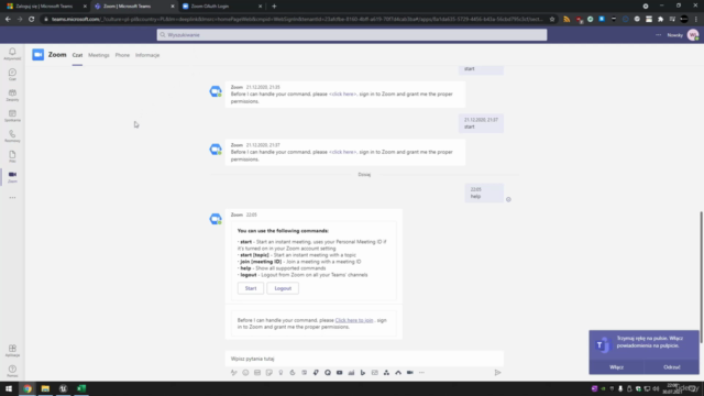 Kurs jak przeprowadzić spotkanie online? – Screenshot 2