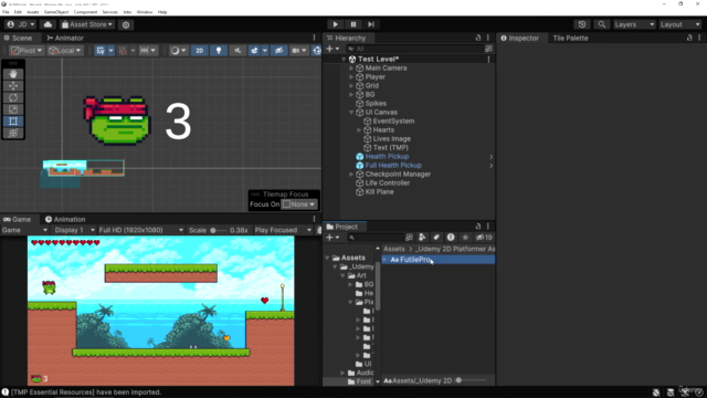 Complete 2D Platformer in Unity C# – Screenshot 4