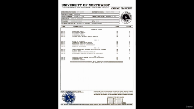 Faculty of Psychology Bachelor Diploma Course – Screenshot 4