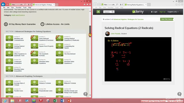 Advanced Algebra: Strategies for Success – Screenshot 3