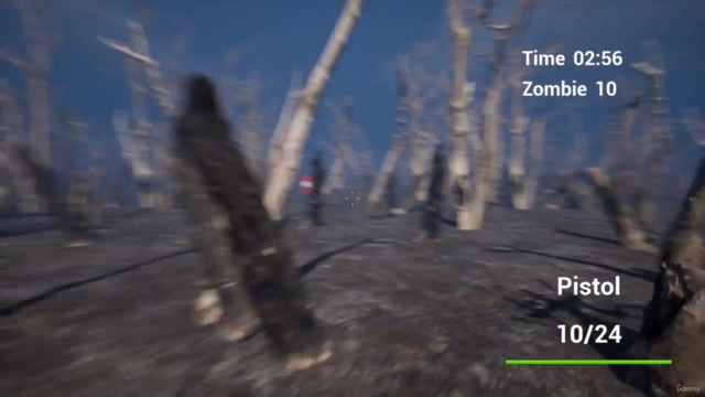 【Unreal Engine 5の決定版】本格的なゾンビサバイバル系FPSゲームを作ってみよう – Screenshot 1