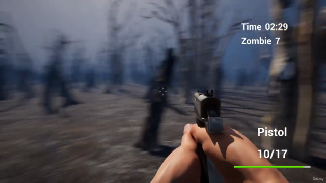 【Unreal Engine 5の決定版】本格的なゾンビサバイバル系FPSゲームを作ってみよう – Screenshot 3
