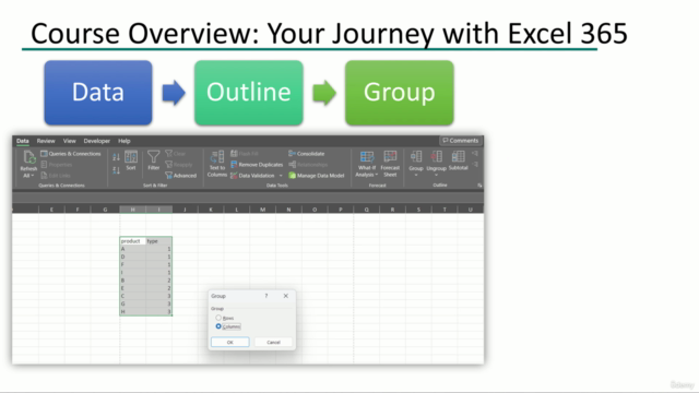 Excel 365 Basics: From Zero to Hero – Screenshot 3