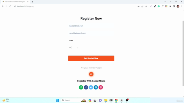 Complete E-commerce Website using React JS – Screenshot 2
