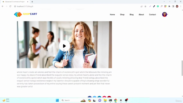 Complete E-commerce Website using React JS – Screenshot 4