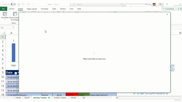 Create Your Own Daily Work Task Tracker in Excel – Screenshot 3
