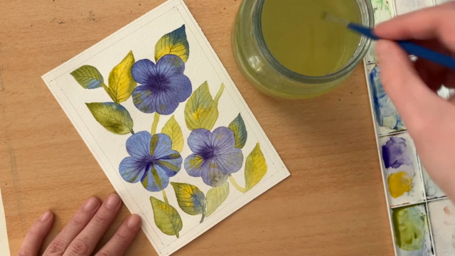 Watercolor with Mosaic Effect - New Fun Technique – Screenshot 3
