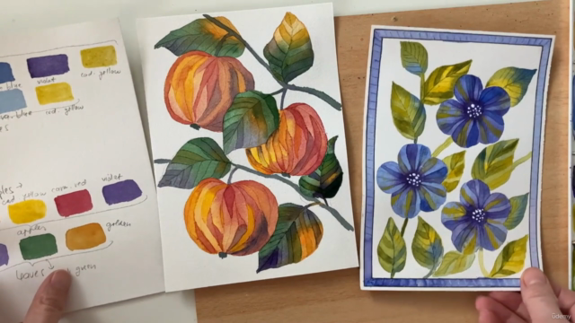 Watercolor with Mosaic Effect - New Fun Technique – Screenshot 4