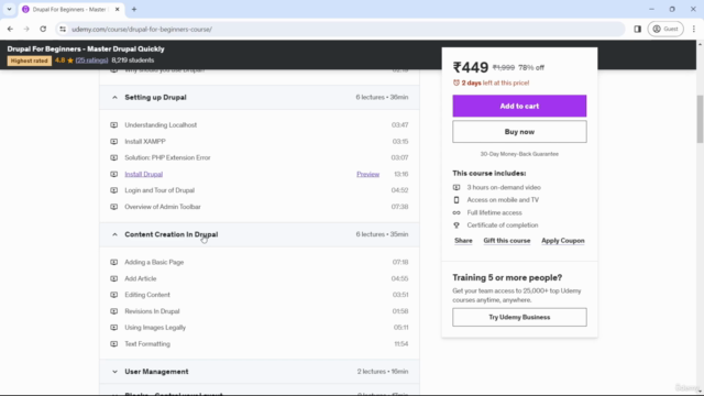 Drupal For Beginners - Master Drupal Quickly – Screenshot 1