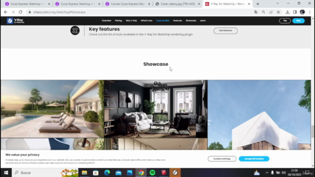 Curso Express: Sketchup + Vray. Render3D Explotado en 6 paso – Screenshot 2