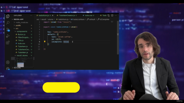 Official Recoil Tutorial Code Along - React Web Development – Screenshot 2