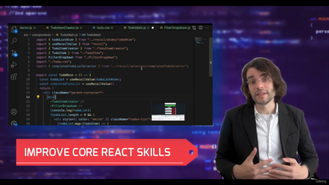 Official Recoil Tutorial Code Along - React Web Development – Screenshot 3