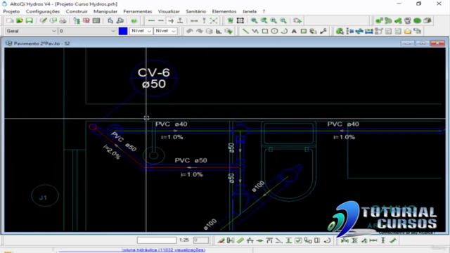 Curso Hydros Projeto de Esgoto Predial – Screenshot 1