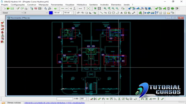 Curso Hydros Projeto de Esgoto Predial – Screenshot 2