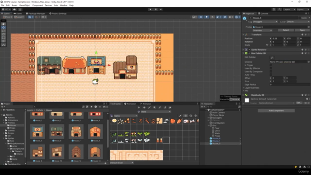 Learn how to create a 2D RPG game with Unity – Screenshot 1