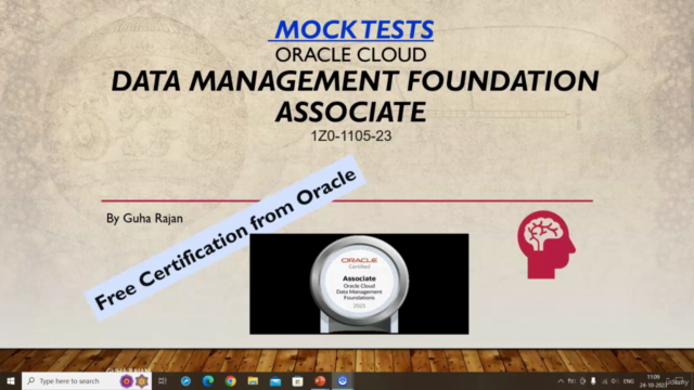 Mock Exams: OCI Data Management Foundations Associate - Screenshot_01