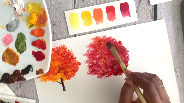 15 Days of Autumn Trees & Landscape Paintings – Screenshot 3