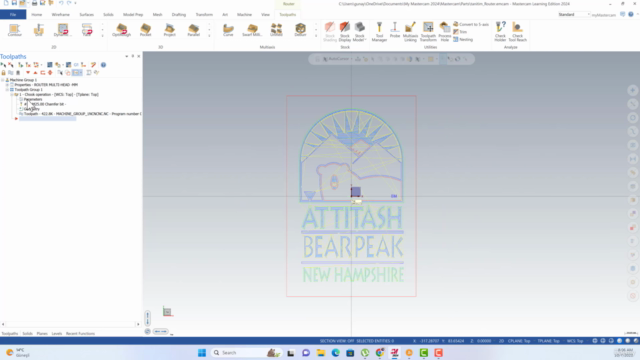 Mastercam ile CNC Freze Programlama – Screenshot 2