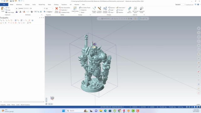 Mastercam ile CNC Freze Programlama – Screenshot 4
