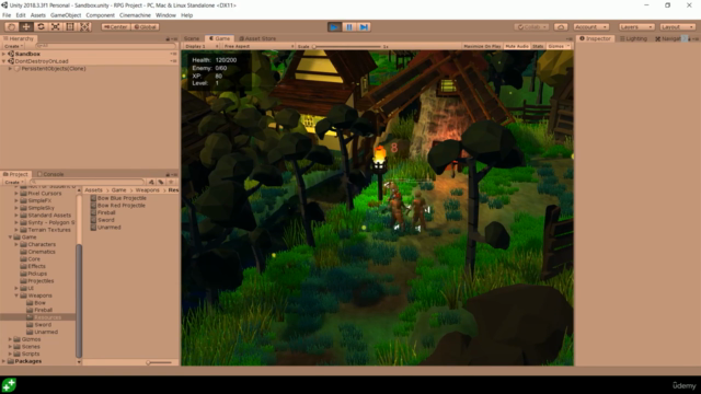 【한글자막】 RPG 코어 컴뱃 크리에이터: 중급 Unity C# 코딩 마스터하기! – Screenshot 3