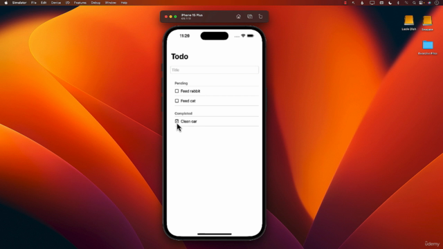Core Data in iOS - The Complete App Development Bootcamp – Screenshot 1