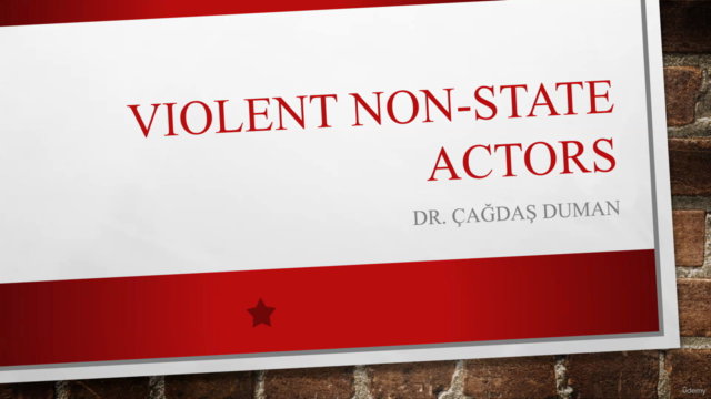 Violent Non-State Actors Course – Screenshot 1